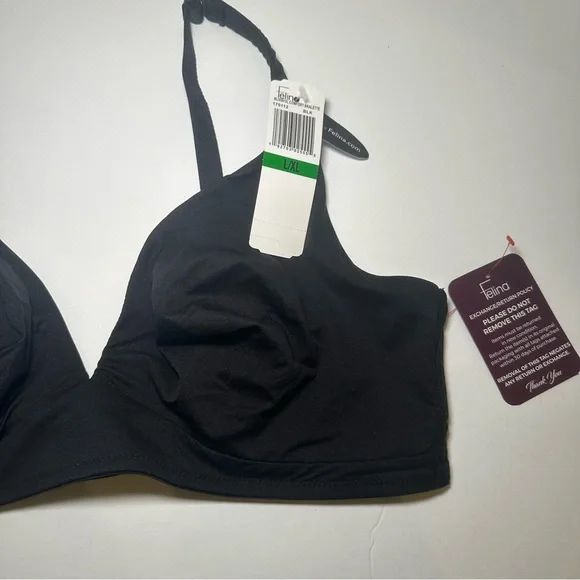 NWT Felina Black Blissful Comfort Bralette Size L/XL - Picture 7 of 9